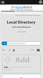 Mobile Screenshot of directory.stpauldirect.info