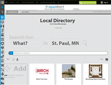 Tablet Screenshot of directory.stpauldirect.info